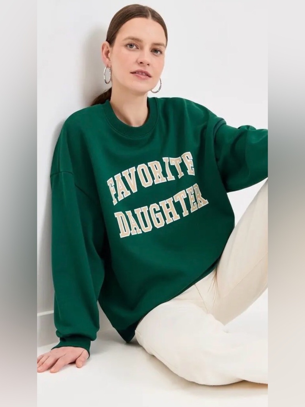 Favorite Daughter Collegiate Logo Sweatshirt - Size - M - SOLD OUT COLOR